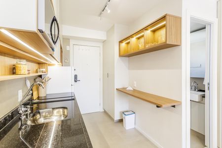 Studio para alugar com 25m², 1 quarto e sem vagaCozinha