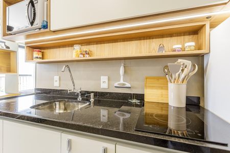 Studio para alugar com 25m², 1 quarto e sem vagaCozinha