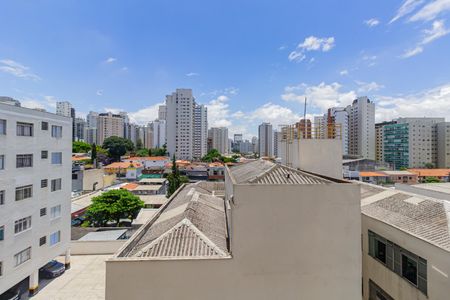 Vista da Sala de apartamento à venda com 1 quarto, 50m² em Campo Belo, São Paulo