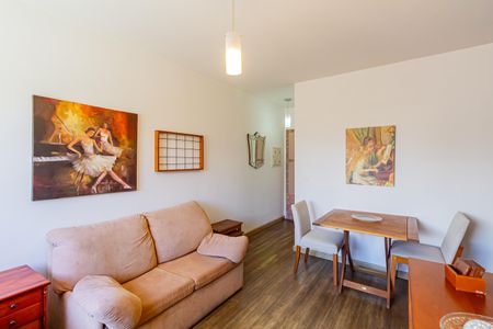 Sala de apartamento à venda com 1 quarto, 50m² em Campo Belo, São Paulo