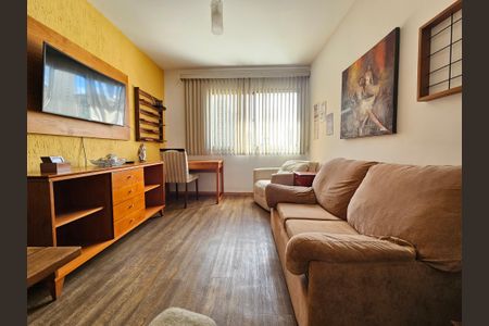 Sala de apartamento à venda com 1 quarto, 50m² em Campo Belo, São Paulo