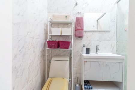 Banheiro de apartamento para alugar com 1 quarto, 31m² em Imperial de São Cristóvão, Rio de Janeiro