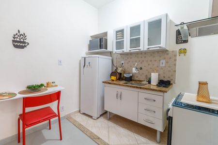 Cozinha de apartamento para alugar com 1 quarto, 31m² em Imperial de São Cristóvão, Rio de Janeiro