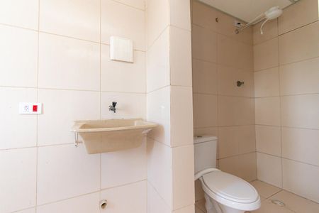 Banheiro e Área de Serviço de kitnet/studio para alugar com 1 quarto, 38m² em Jardim Vera Cruz(zona Leste), São Paulo