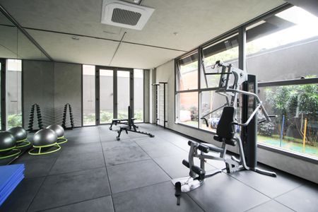 Studio para alugar com 30m², 1 quarto e sem vaga Studio para alugar com 30m², 1 quarto e sem vagaÁrea comum - Academia
