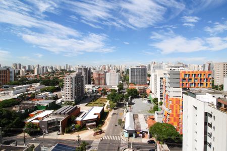 Vista de kitnet/studio à venda com 1 quarto, 30m² em Indianópolis, São Paulo