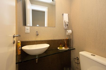 Lavabo da Sala de apartamento à venda com 4 quartos, 134m² em Vila da Serra, Nova Lima