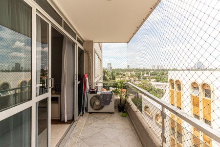 Varanda da Sala de apartamento para alugar com 3 quartos, 178m² em Higienópolis, São Paulo