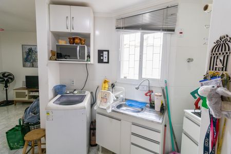 Cozinha de apartamento à venda com 1 quarto, 46m² em Jardim Botânico, Porto Alegre