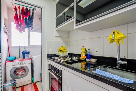 Apartamento à venda com 66m², 3 quartos e 2 vagasCozinha e Área de Serviço
