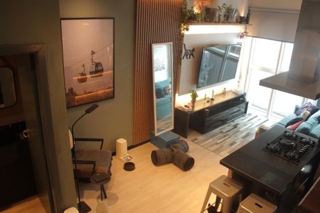 Sala de apartamento para alugar com 1 quarto, 70m² em Gonzaga, Santos