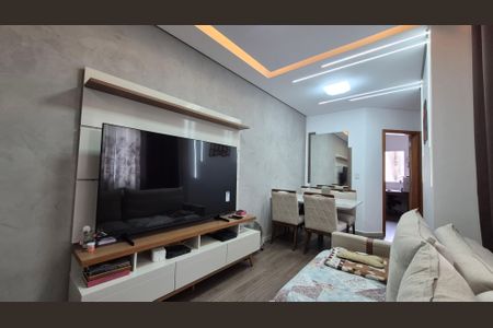 Sala de apartamento à venda com 3 quartos, 100m² em Vila Claudio, Santo André