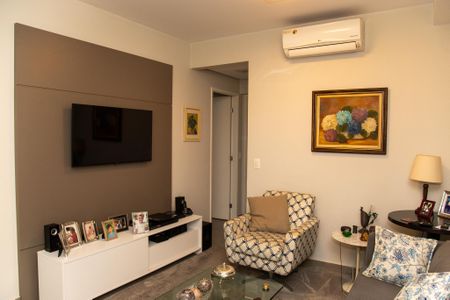 Sala de apartamento à venda com 2 quartos, 82m² em Jardim Caravelas, São Paulo