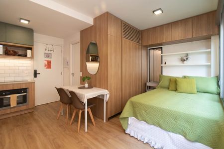 Sala/Quarto de apartamento à venda com 1 quarto, 30m² em Farroupilha, Porto Alegre