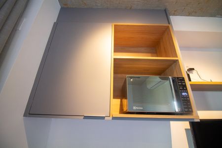 Cozinha - Armários de kitnet/studio para alugar com 1 quarto, 30m² em Cidade Monções, São Paulo