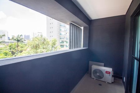 Studio para alugar com 30m², 1 quarto e sem vagaVaranda