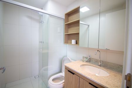 Studio à venda com 28m², 1 quarto e sem vaga Studio à venda com 28m², 1 quarto e sem vagaBanheiro