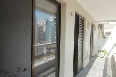 Varanda da Sala de apartamento para alugar com 2 quartos, 90m² em Macuco, Santos
