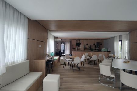 Apartamento para alugar com 45m², 2 quartos e 1 vagaÁrea comum - Salão de festas