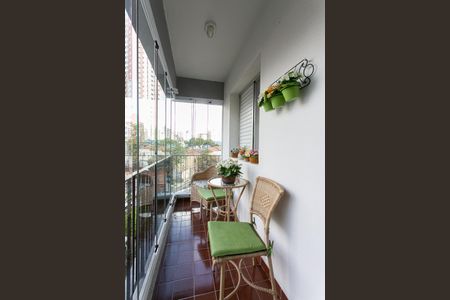 Varanda da Sala de apartamento à venda com 2 quartos, 64m² em Tatuapé, São Paulo