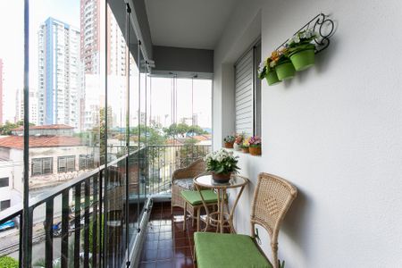 Varanda da Sala de apartamento à venda com 2 quartos, 64m² em Tatuapé, São Paulo
