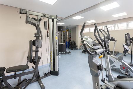 Área comum - Academia de apartamento para alugar com 2 quartos, 56m² em Jardim Diadema, Diadema