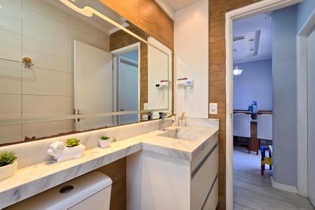 Apartamento à venda com 56m², 2 quartos e 1 vaga Apartamento à venda com 56m², 2 quartos e 1 vagaBanheiro Social