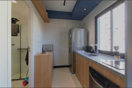 Cozinha de kitnet/studio à venda com 1 quarto, 24m² em Vila Mariana, São Paulo
