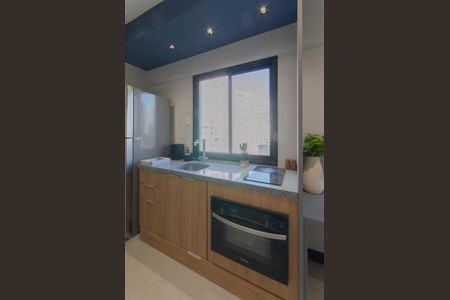 Cozinha de kitnet/studio à venda com 1 quarto, 24m² em Vila Mariana, São Paulo