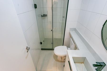 Banheiro de apartamento para alugar com 1 quarto, 37m² em Sacoma, São Paulo