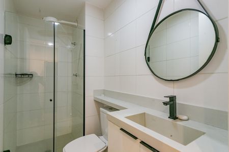 Banheiro de apartamento para alugar com 1 quarto, 37m² em Sacoma, São Paulo