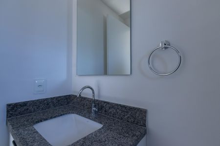 Studio para alugar com 26m², 1 quarto e sem vaga Studio para alugar com 26m², 1 quarto e sem vagaBanheiro da Suíte
