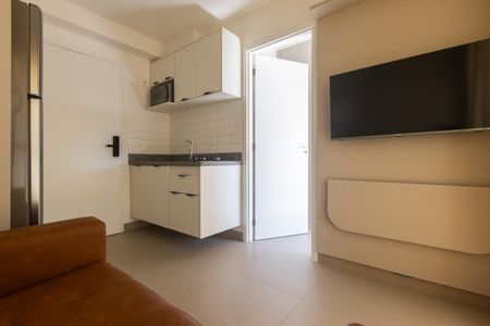 Studio para alugar com 26m², 1 quarto e sem vaga Studio para alugar com 26m², 1 quarto e sem vagaSala