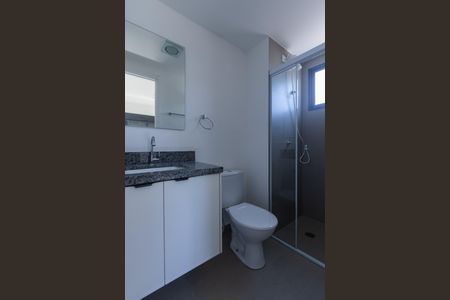 Studio para alugar com 26m², 1 quarto e sem vaga Studio para alugar com 26m², 1 quarto e sem vagaBanheiro da Suíte