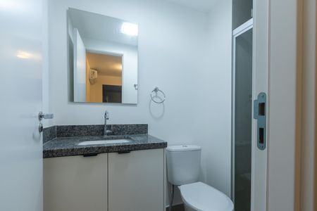 Studio para alugar com 26m², 1 quarto e sem vaga Studio para alugar com 26m², 1 quarto e sem vagaBanheiro da Suíte