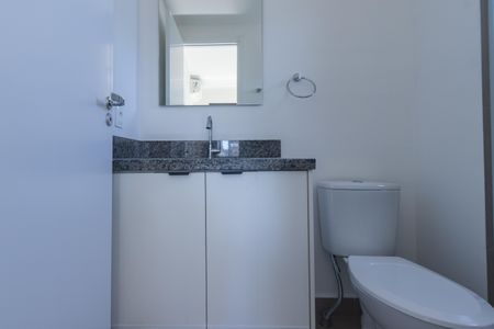 Studio para alugar com 26m², 1 quarto e sem vaga Studio para alugar com 26m², 1 quarto e sem vagaBanheiro da Suíte