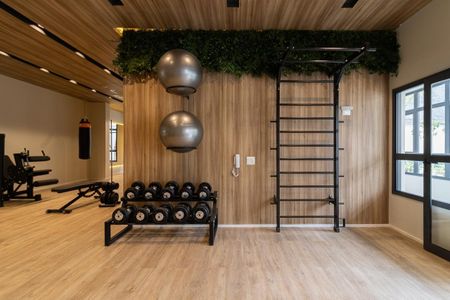 Studio para alugar com 26m², 1 quarto e sem vaga Studio para alugar com 26m², 1 quarto e sem vagaÁrea comum - Academia