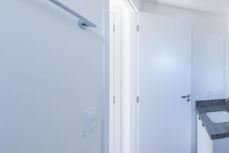 Studio para alugar com 26m², 1 quarto e sem vaga Studio para alugar com 26m², 1 quarto e sem vagaBanheiro da Suíte