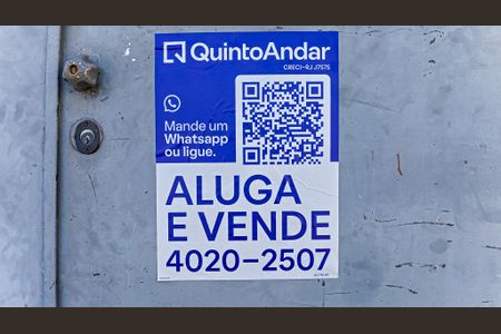 Casa para alugar com 68m², 2 quartos e 1 vagaFachada com placa