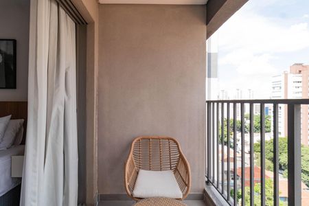 Varanda de kitnet/studio para alugar com 1 quarto, 23m² em Barra Funda, São Paulo