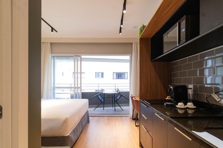 Studio para alugar com 24m², 1 quarto e sem vaga Studio para alugar com 24m², 1 quarto e sem vagaCozinha