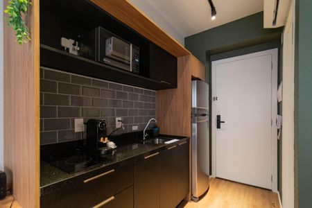 Studio para alugar com 24m², 1 quarto e sem vaga Studio para alugar com 24m², 1 quarto e sem vagaCozinha