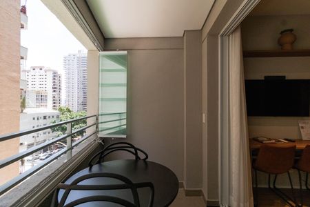 Studio para alugar com 24m², 1 quarto e sem vaga Studio para alugar com 24m², 1 quarto e sem vagaVaranda
