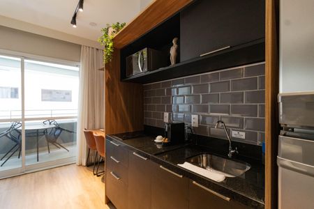 Studio para alugar com 24m², 1 quarto e sem vaga Studio para alugar com 24m², 1 quarto e sem vagaCozinha