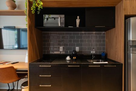 Studio para alugar com 24m², 1 quarto e sem vaga Studio para alugar com 24m², 1 quarto e sem vagaCozinha