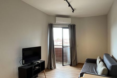 Sala de apartamento para alugar com 1 quarto, 50m² em Vila Matias, Santos