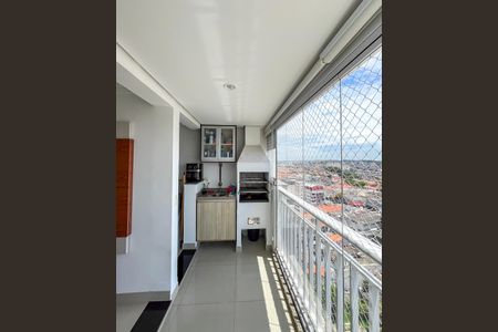 Varanda gourmet de apartamento à venda com 3 quartos, 63m² em Vila Moraes, São Paulo