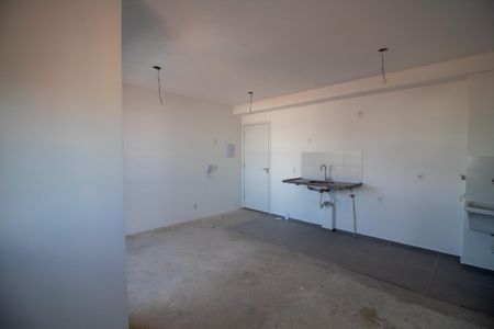 Sala de apartamento à venda com 1 quarto, 38m² em Jardim Trussardi, São Paulo