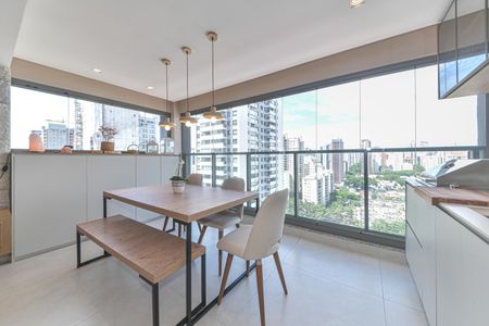 Sala - Varanda de apartamento para alugar com 2 quartos, 73m² em Brooklin, São Paulo