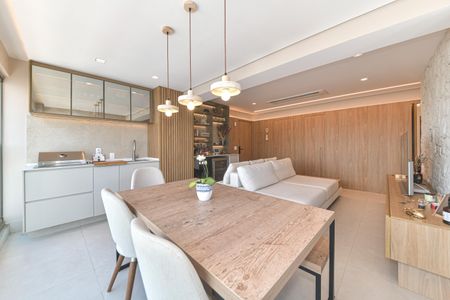 Sala - Varanda de apartamento para alugar com 2 quartos, 73m² em Brooklin, São Paulo